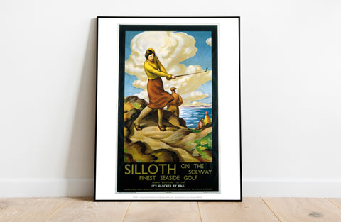 Silloth On The Solway - Finest Seaside Golf - Art Print