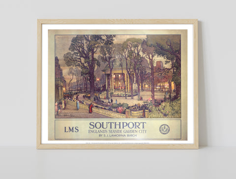 Southport, England's Seaside Garden City - 11X14inch Premium Art Print
