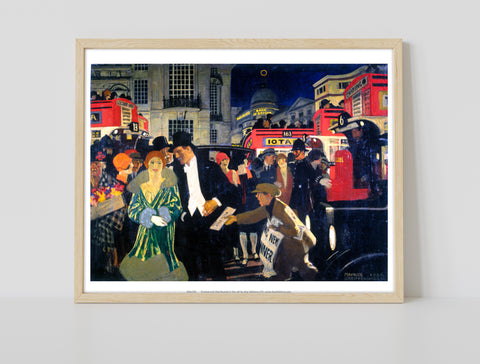 London Night Life - 11X14inch Premium Art Print