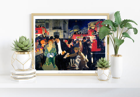 London Night Life - 11X14inch Premium Art Print