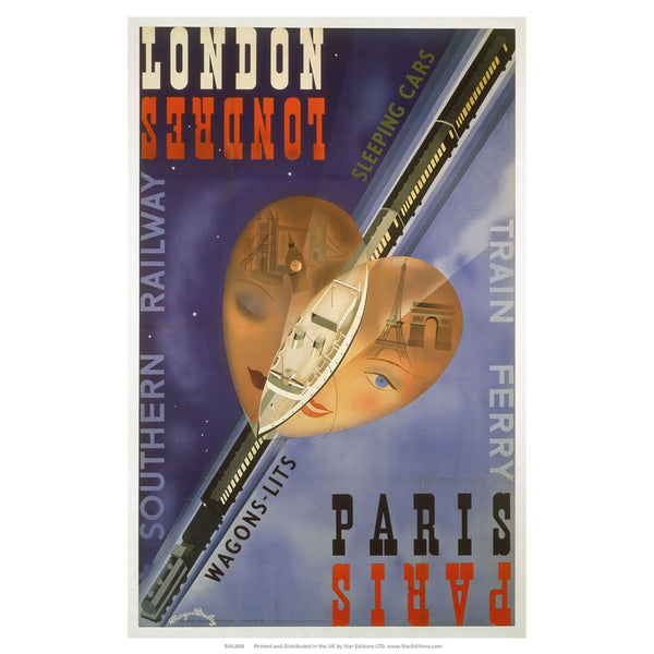 Paris Southern Inner Rim Southern Railway lon paris train ferry heart faces – Star Editions