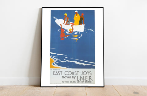 East Coast Joys No 4 Sea Bathing Lner - Premium Art Print