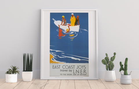 East Coast Joys No 4 Sea Bathing Lner - Premium Art Print