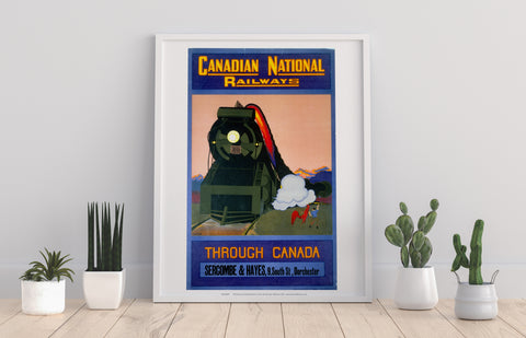 Canadian National Railways - Through Canada - Art Print