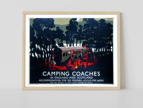 Camping Coaches, England And Scotland - Premium Art Print