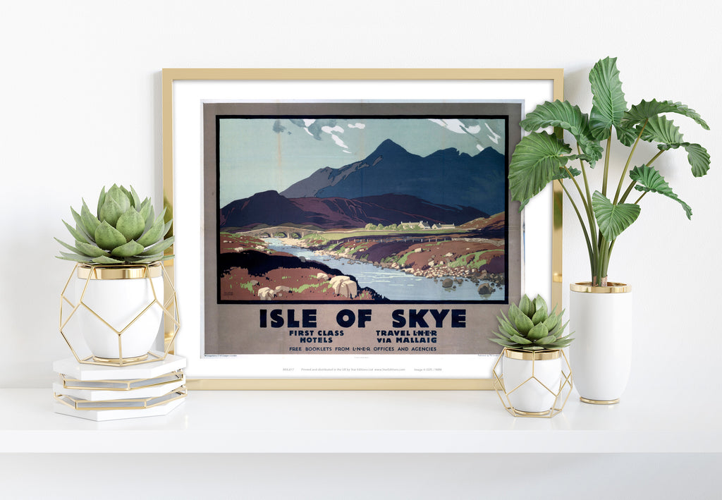 First Class Hotels Isle Of Skye - Lner By Mallaig Art Print