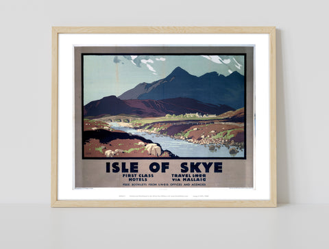 First Class Hotels Isle Of Skye - Lner By Mallaig Art Print