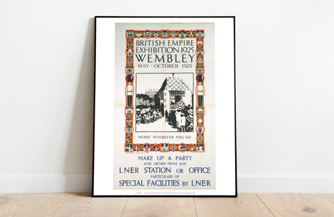 British Empire Exhibition 1925 Wembley - Art Print