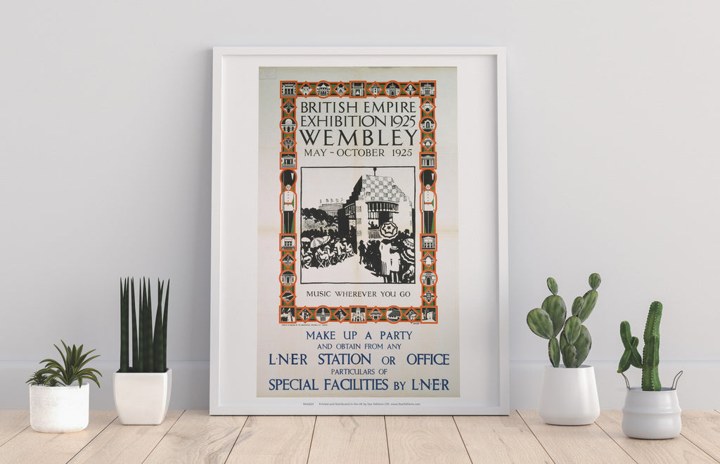 British Empire Exhibition 1925 Wembley - Art Print