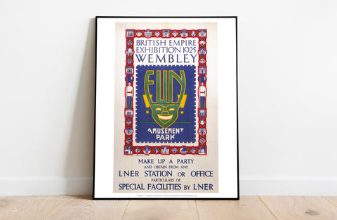 British Empire Exhibition - Fun Amusement Park - Art Print