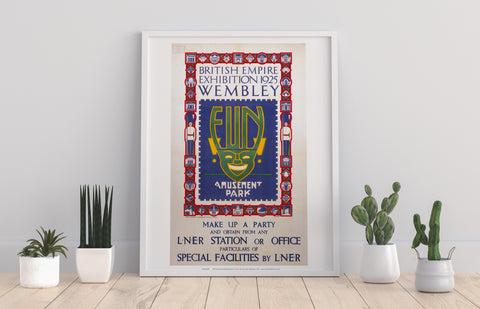 British Empire Exhibition - Fun Amusement Park - Art Print