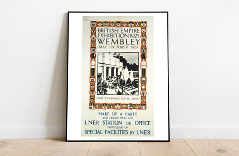 British Empire Exhibition - Come To Wembley Art Print