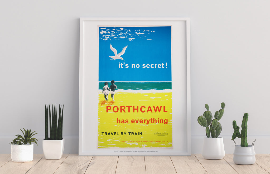Porthcawl Has Everything - Travel By Train - Art Print