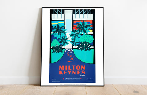 Milton Keynes By Train - 11X14inch Premium Art Print