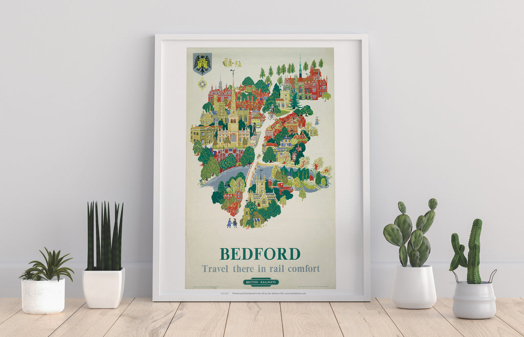 Bedford - Travel There In Rail Comfort - Premium Art Print