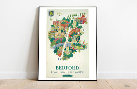 Bedford - Travel There In Rail Comfort - Premium Art Print