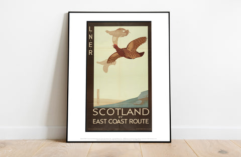 Lner Scotland By East Coast Route - Grouse - Art Print