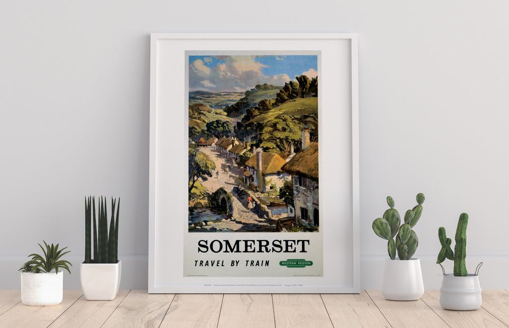 Somerset - British Railways - 11X14inch Premium Art Print