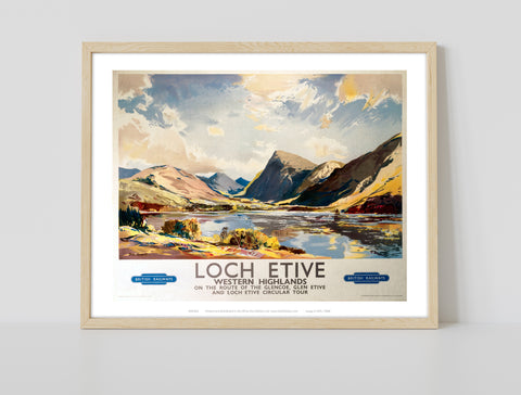 Loch Etive Western Highlands - Art Print