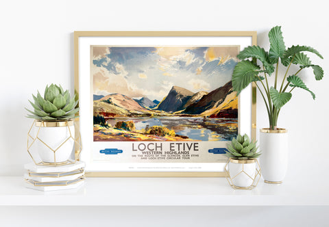 Loch Etive Western Highlands - Art Print