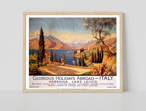 Italy Varenna Lake Lecco -Art Print