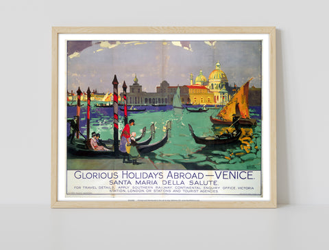 Venice Santa Maria - Glorious Holidays Abroad - Art Print
