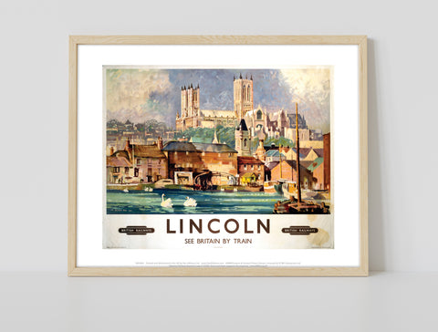 Lincoln - British Railways - 11X14inch Premium Art Print