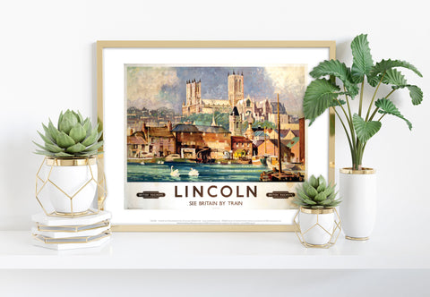 Lincoln - British Railways - 11X14inch Premium Art Print