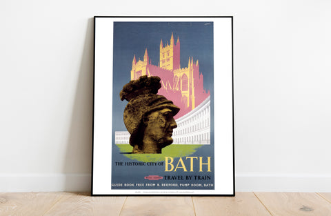 Historic City Of Bath - Travel By Train - Premium Art Print