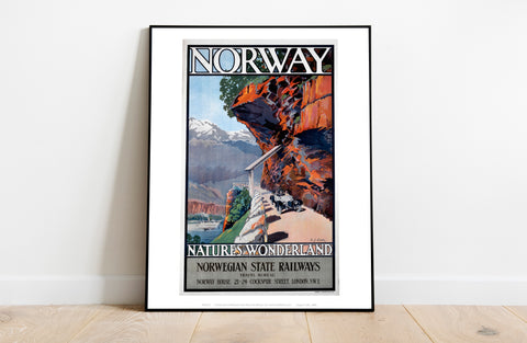 Norway, Natures Wonderland -Norwegian Railways Art Print