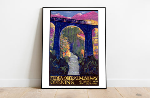 Furka Oberalp Railway Opening - Switzerland - Art Print