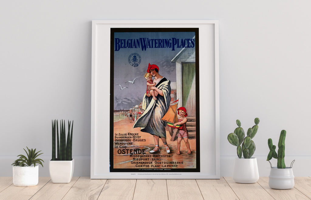 Belgian Watering Places - Ostende - 11X14inch Premium Art Print