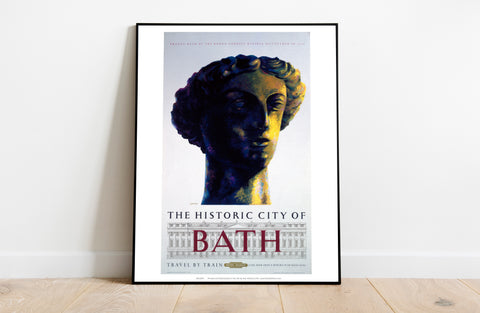 City Of Bath - Head Of Roman Goddess Minerva - Art Print