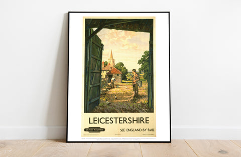 Leicestershire Farm - See England By Rail - Art Print