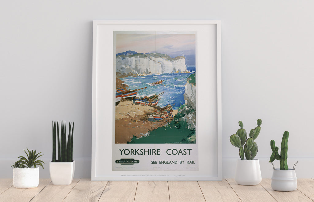 Yorkshire Coast - See England By Rail - Premium Art Print