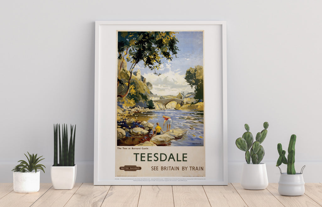 Tees At Barnard Castle - Teesdale - 11X14inch Premium Art Print