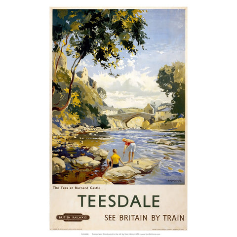 Tees at Barnard Castle - Teesdale 24" x 32" Matte Mounted Print