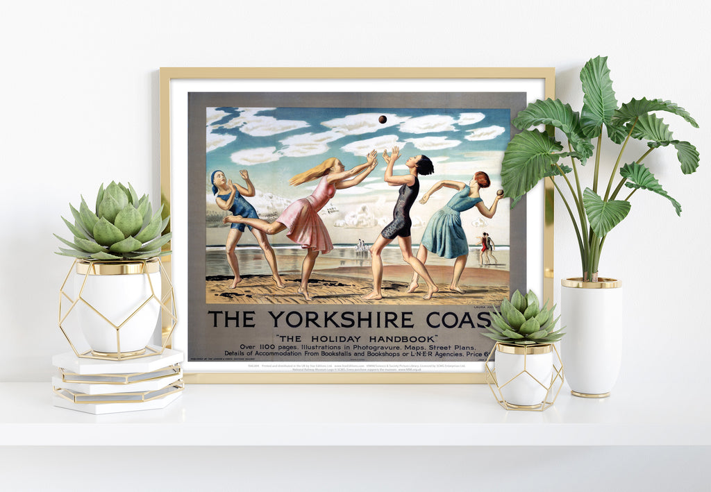 The Yorkshire Coast - Holiday Handbook - Premium Art Print