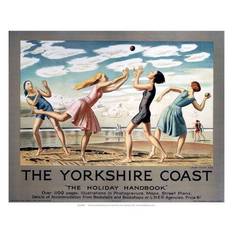 Yorkshire Coast Holiday Handbook - 1100 Pages 24" x 32" Matte Mounted Print