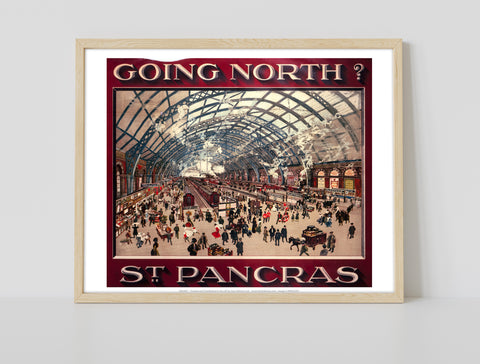 St Pancras Station - Going North? - 11X14inch Premium Art Print