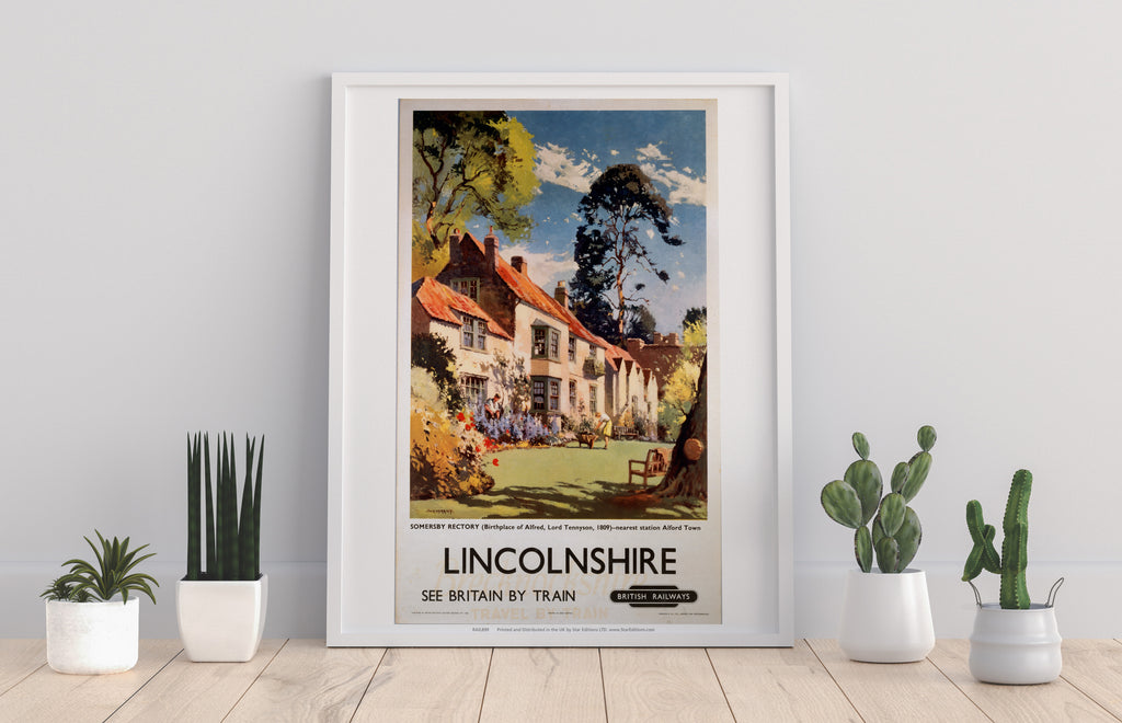Lincolnshire, Somersby Rectory - 11X14inch Premium Art Print