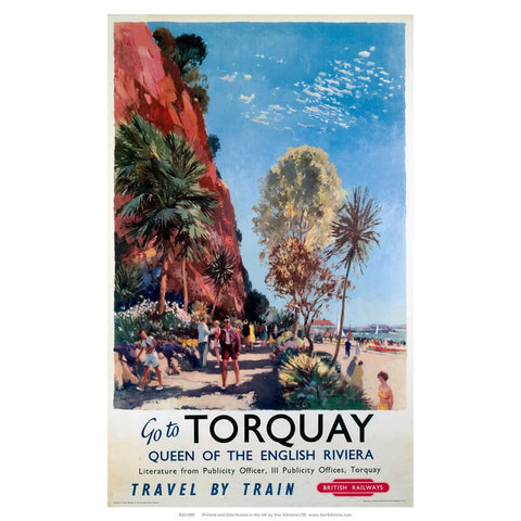 Go to Torquay - Queen of the English Riviera 24" x 32" Matte Mounted Print