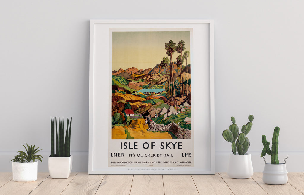 Isle Of Skye - Rolling Hillside - 11X14inch Premium Art Print