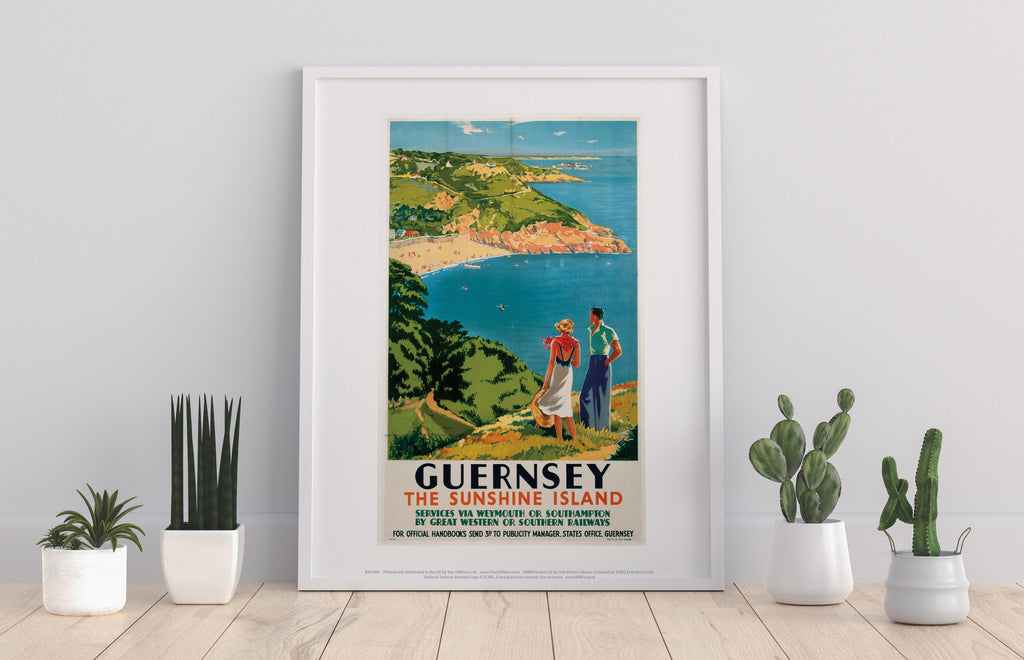 Guernsey Sunshine Island - Weymouth Or Southampton Art Print
