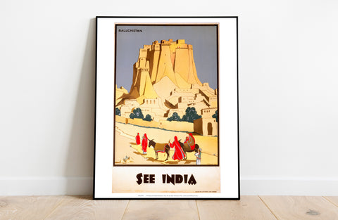 See India - Baluchistan - 11X14inch Premium Art Print