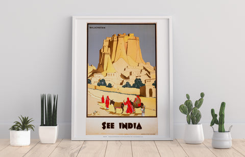 See India - Baluchistan - 11X14inch Premium Art Print