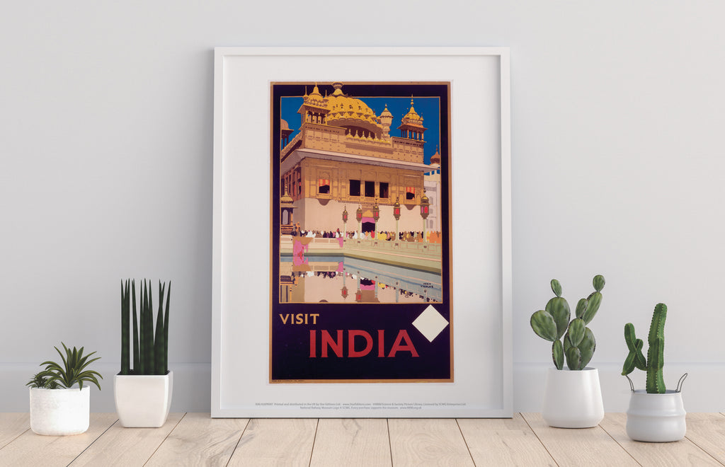 Visit India - 11X14inch Premium Art Print