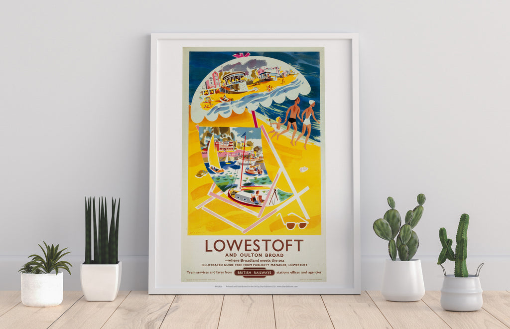 Lowestoft And Oulton Broad - Art Print