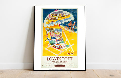 Lowestoft And Oulton Broad - Art Print