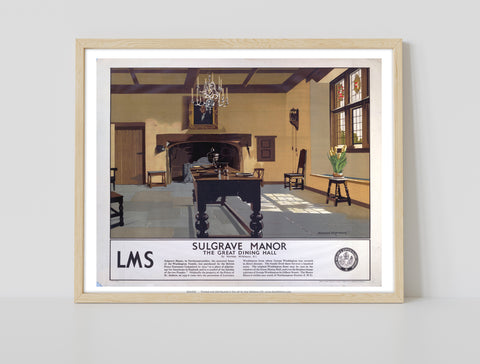 Sulgrave Manor, The Great Dining Hall - Lms - Art Print